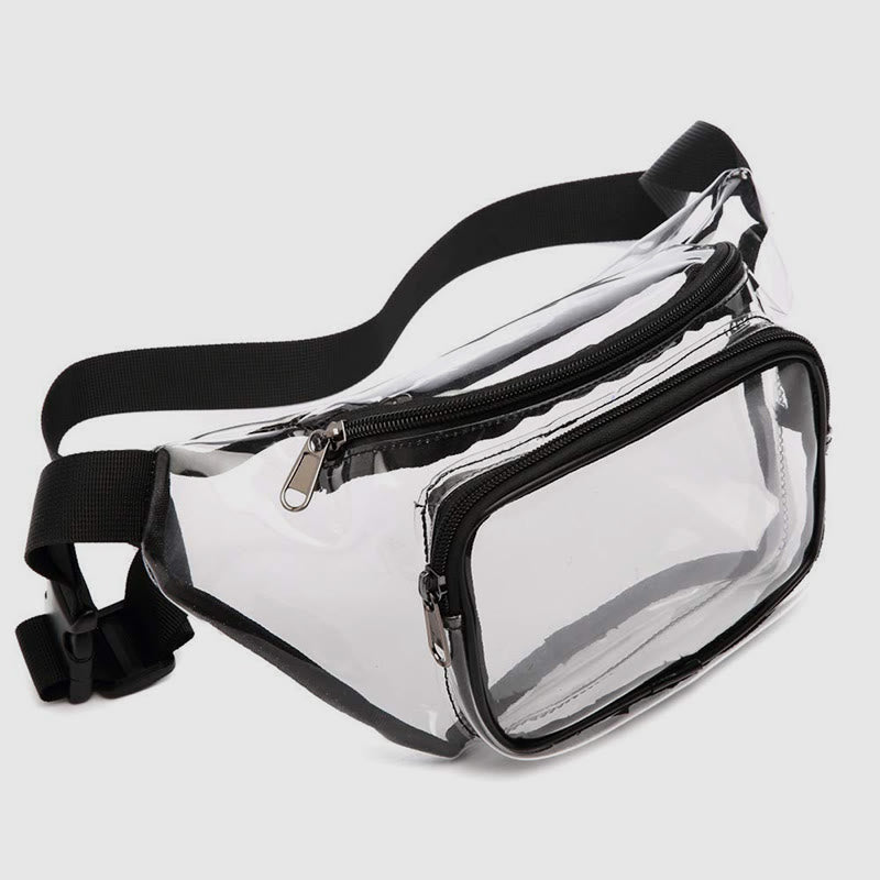 Gürteltasche für Damen, zum Laufen im Freien, Fitness, wasserdichte PVC-Tasche