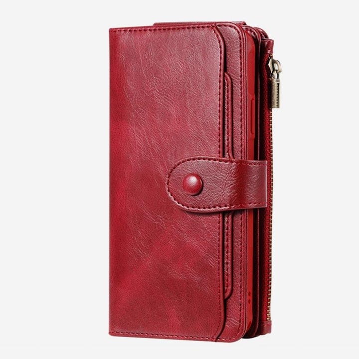 Abnehmbare magnetische Vintage-Brieftaschenhülle für das iPhone