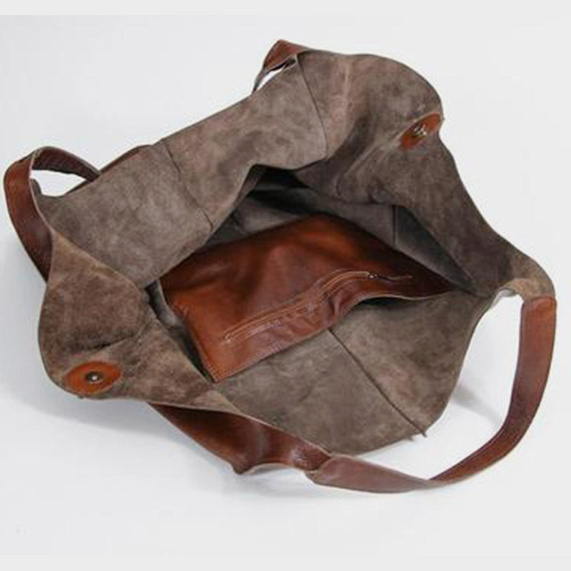 Übergroße Einkaufstasche im Vintage-Stil