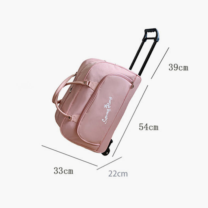 Zugstangen-Reisetasche für Männer und Frauen, leichte Bordtasche