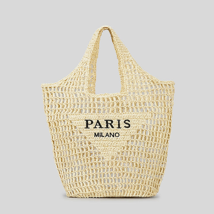 Strandtasche für Damen, gestrickte Retro-Handtasche mit ausgehöhlter Öffnung - Maisseide - Stil A - image 39