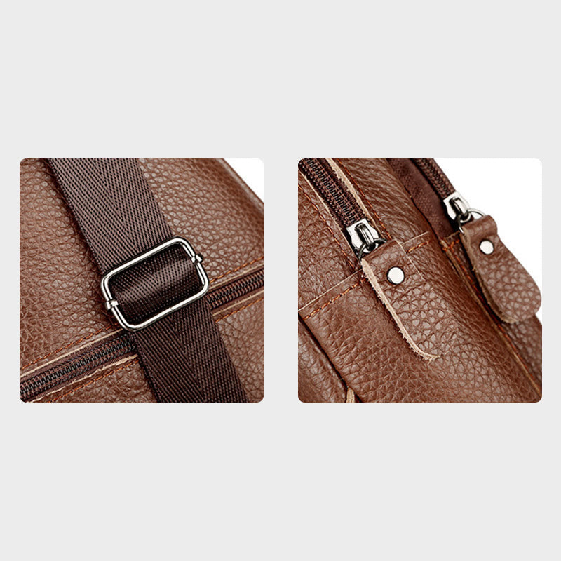 Schultertasche mit mehreren Taschen für Herrenausflüge, daher für den täglichen Gebrauch