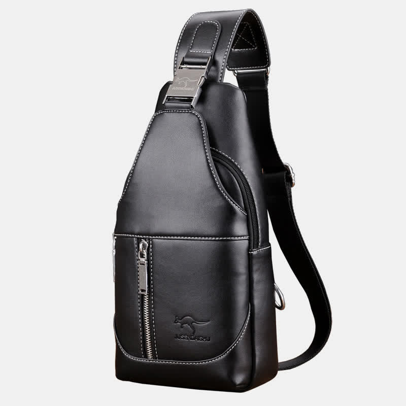Männer Casual Reise Crossbody Brust Sling Tasche Ein Schultergurt