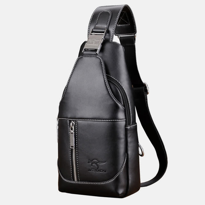 Männer Casual Reise Crossbody Brust Sling Tasche Ein Schultergurt