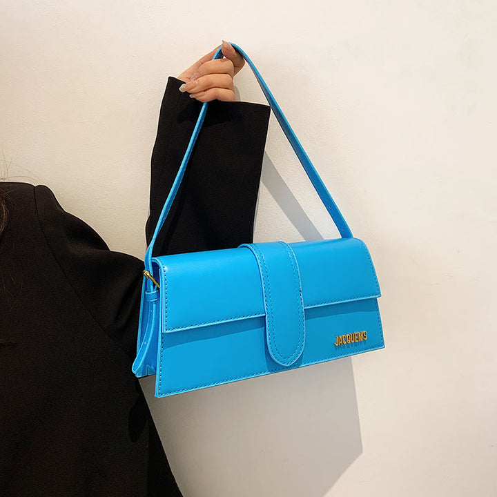 Umhängetasche für Damen, einfarbig, quadratisch, elegante Dating-Tasche