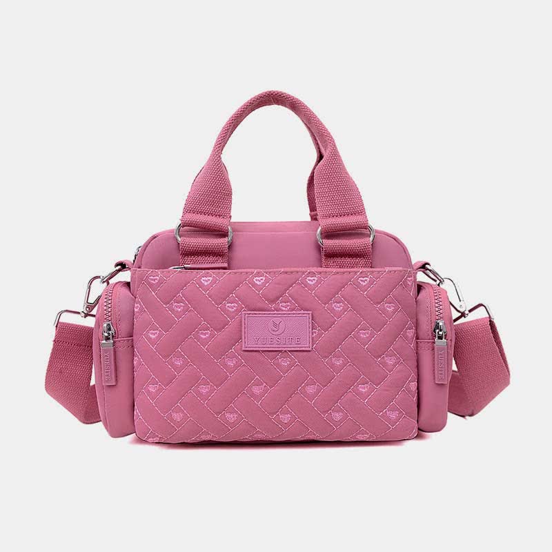 Leichte, mehrere Taschen aufweisende Damen-Geldbörsen, wasserdichte, gesteppte Umhängetasche