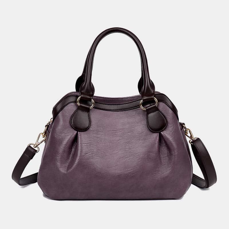 Tragetasche mit drei Fächern für Damen, große Hobo-Handtasche, Umhängetasche