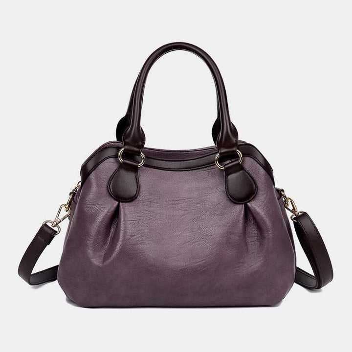 Tragetasche mit drei Fächern für Damen, große Hobo-Handtasche, Umhängetasche