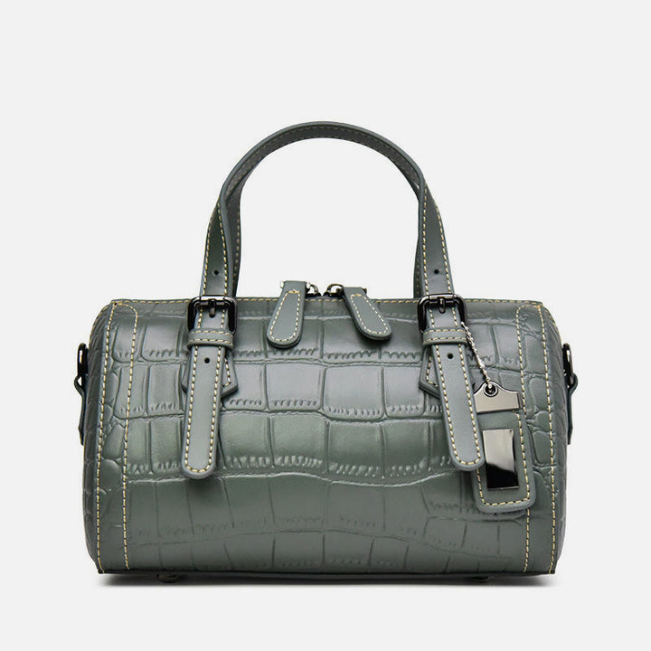 Krokodildruck Leder Handtasche Business Commuter Damen Umhängetasche