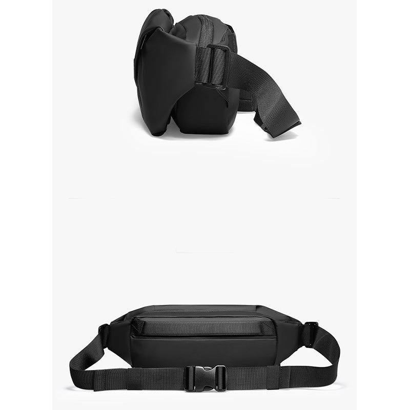 Kleine Brusttasche für Herren, funktionaler, wasserdichter, lässiger Tagesrucksack, Sling-Umhängetasche