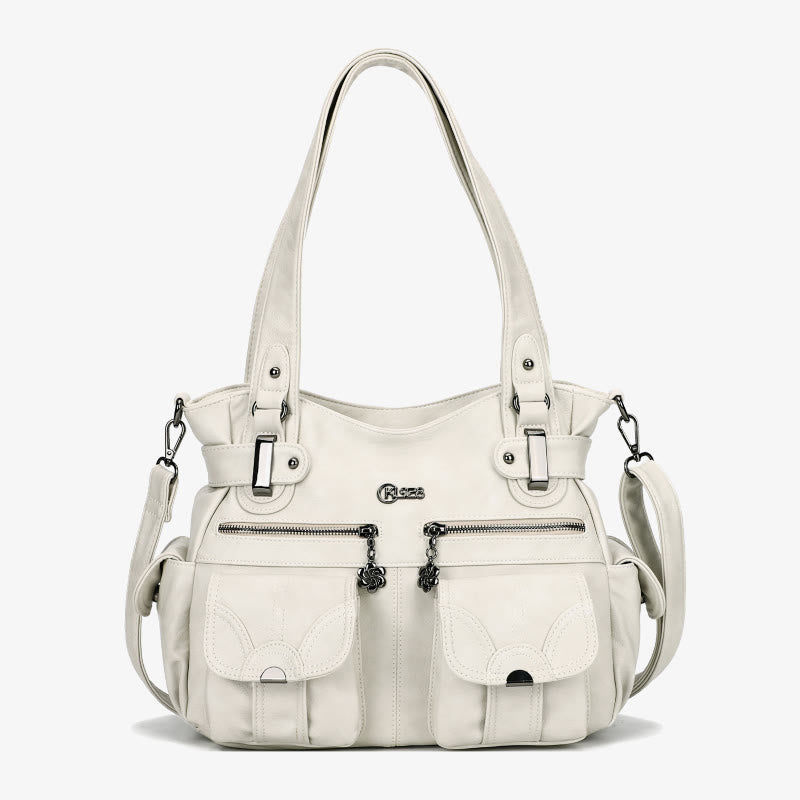 Tragetasche für Damen, für den täglichen Ausflug, mehrere Taschen, eine farbige Tasche
