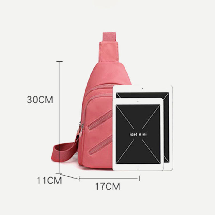 Schultertasche für Damen, großes Fassungsvermögen, wasserdicht, lässige Umhängetasche aus Nylon