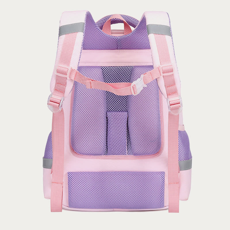 Rucksack für Kinder, lässig, süß, Farbe, Nylon, große Schultasche