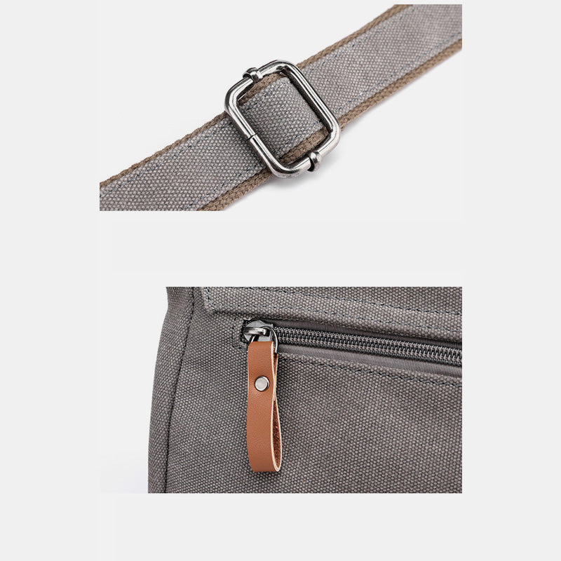 Canvas große Kapazität Vintage Umhängetasche Handtasche