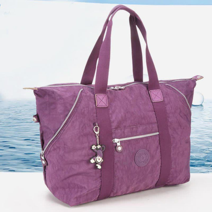 Große Nylon-Handtasche für Damen, leicht, zum Tragen über die Schulter