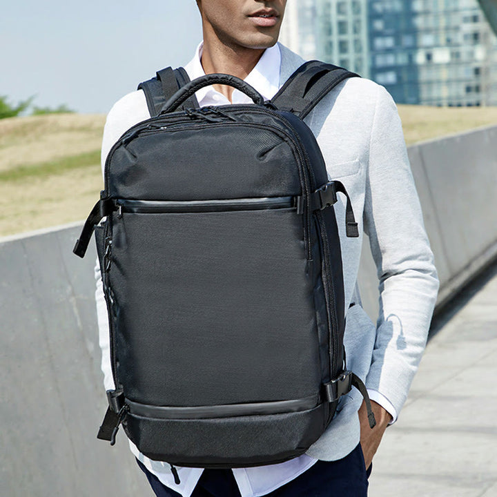 Business-Rucksack für Herren, multifunktionaler kurzer Reise-Laptop-Tagesrucksack
