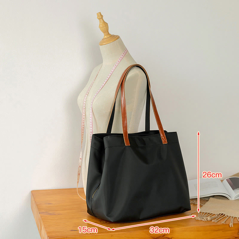 Tragetasche für Damen, große Kapazität, minimalistische Oxford-Umhängetasche
