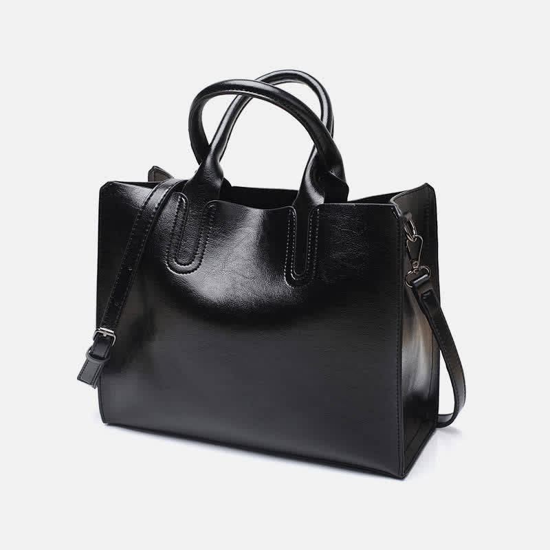 Business-Tragetasche für Damen, Arbeitstasche, lässige Lederhandtasche