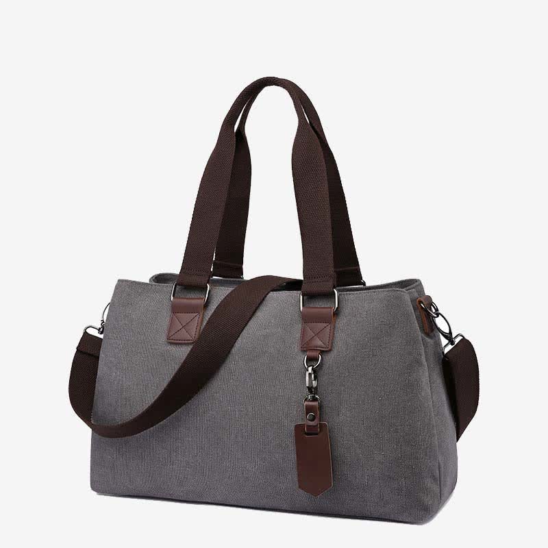 Dreifach-Canvas-Totes-Handtasche, multifunktional, lässig, Umhängetasche, Schultertasche