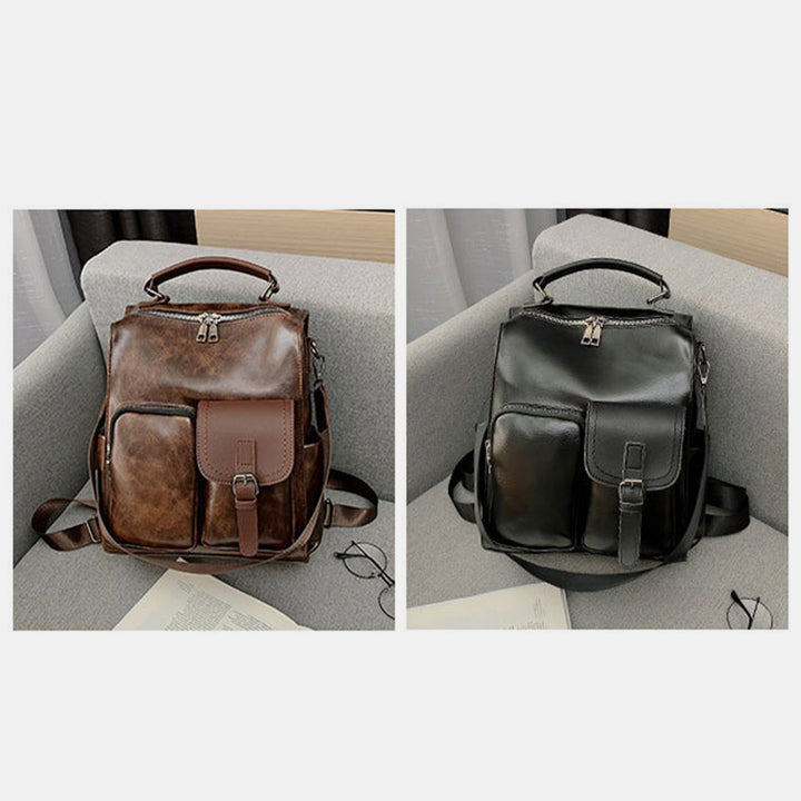 3-Wege-Verwendung Großer Rucksack im britischen Vintage-Stil