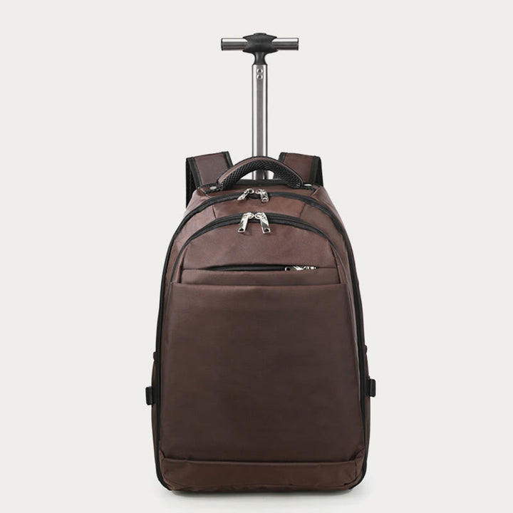 Einfarbig Oxford Rucksack Frauen Männer Business Reise Trolley