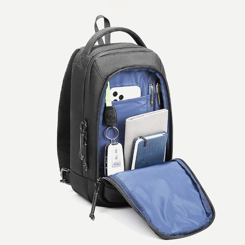 Premium Sling Bag Crossbody Anti-Diebstahl Wasserabweisend Minimalistische Tragetasche für jeden Tag