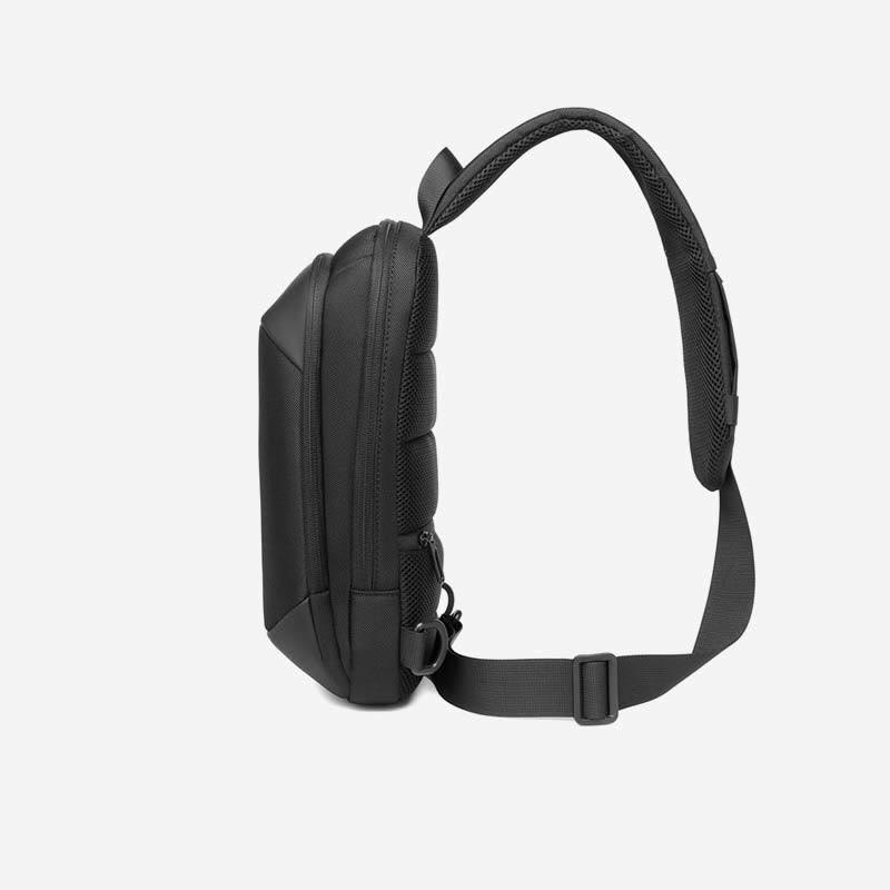 Schultertasche für Herren, Business-Umhängetasche mit USB-Ladefunktion
