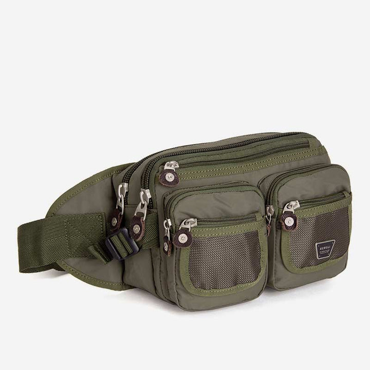 Robuste, lässige Hüfttasche mit mehreren Taschen und großem Fassungsvermögen