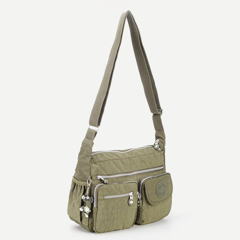 Damen Umhängetasche aus Nylon mit mehreren Taschen, Reise-Schultertasche, Umhängetasche