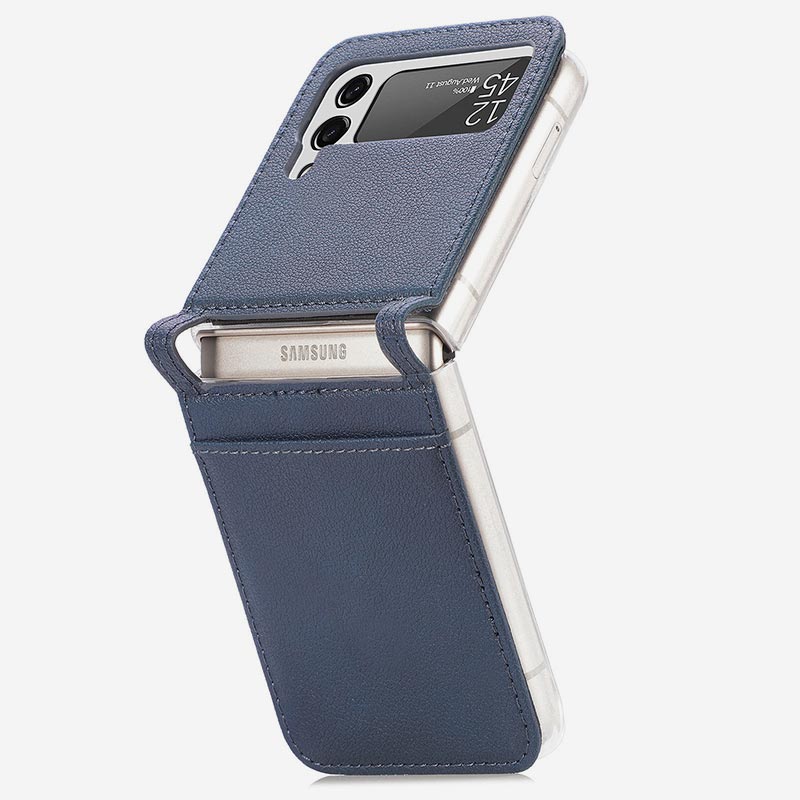 Samsung Galaxy Z Flip&amp; Z Flip 5 6 Handyhülle Leder Handytasche mit Kartenhalter