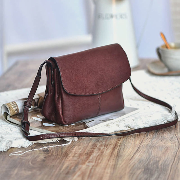 Umhängetasche für Damen, leichte Retro-Tasche für den täglichen Arbeitsweg