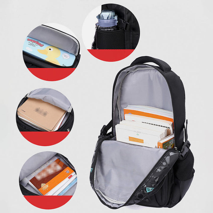 Rolling Wheels Rucksack Multifunktionale Reise-Büchertasche für Teenager Studenten