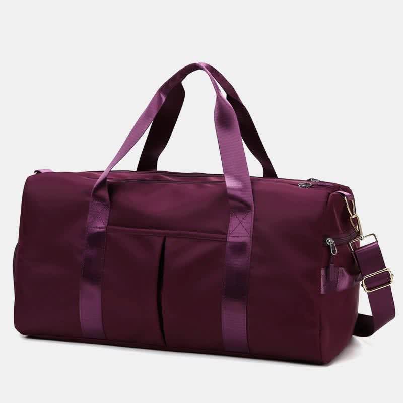 Reisetasche, Sporttasche, Umhängetasche fürs Fitnessstudio mit Nassfach, Schuhfach
