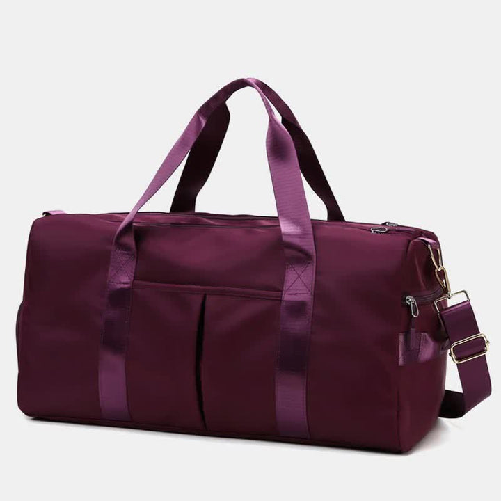 Reisetasche, Sporttasche, Umhängetasche fürs Fitnessstudio mit Nassfach, Schuhfach