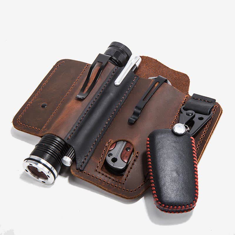 Multitool Leder Gürtelscheide EDC Taschenorganizer Leatherman Scheide Beutel