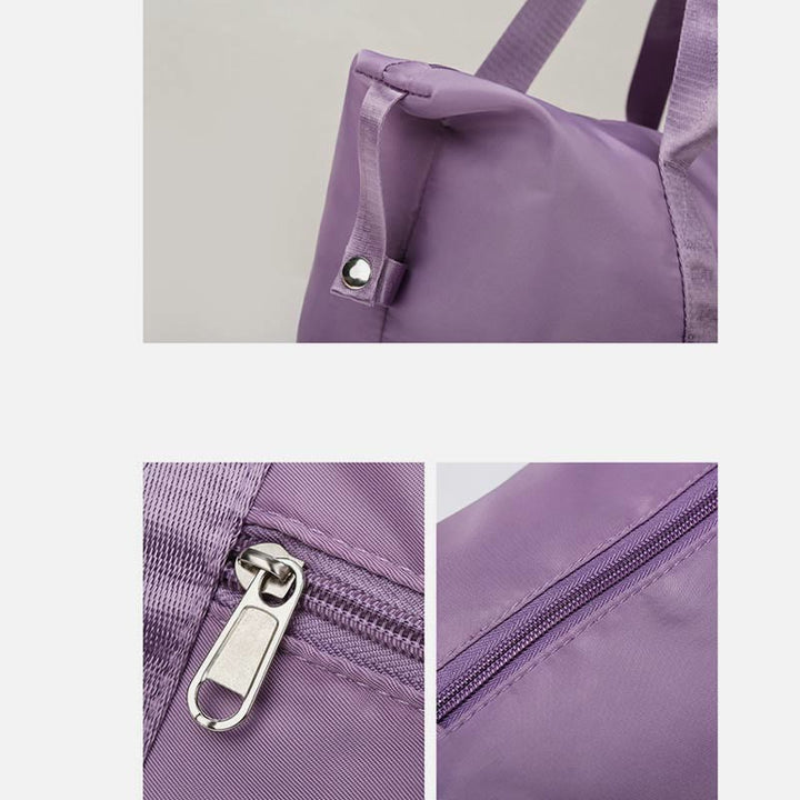 Reisetasche mit doppelter Erweiterung für Damen, groß, leicht, Oxford-Reisetasche