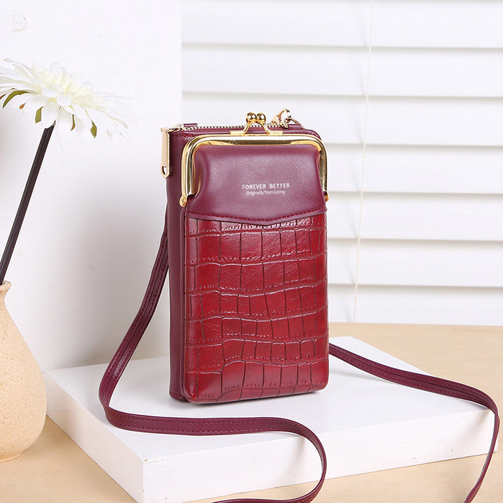 Kleine Crossbody-Handy-Geldbörse für Damen, Mini-Schultertasche, Geldbörse