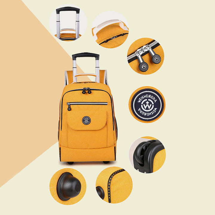 Dual-Use-Rucksack für Reisen Pull Rod Rolling Tote