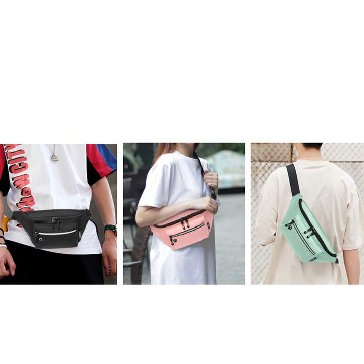 Reflektierende Hüfttaschen für Männer und Frauen, leichte Brusttasche