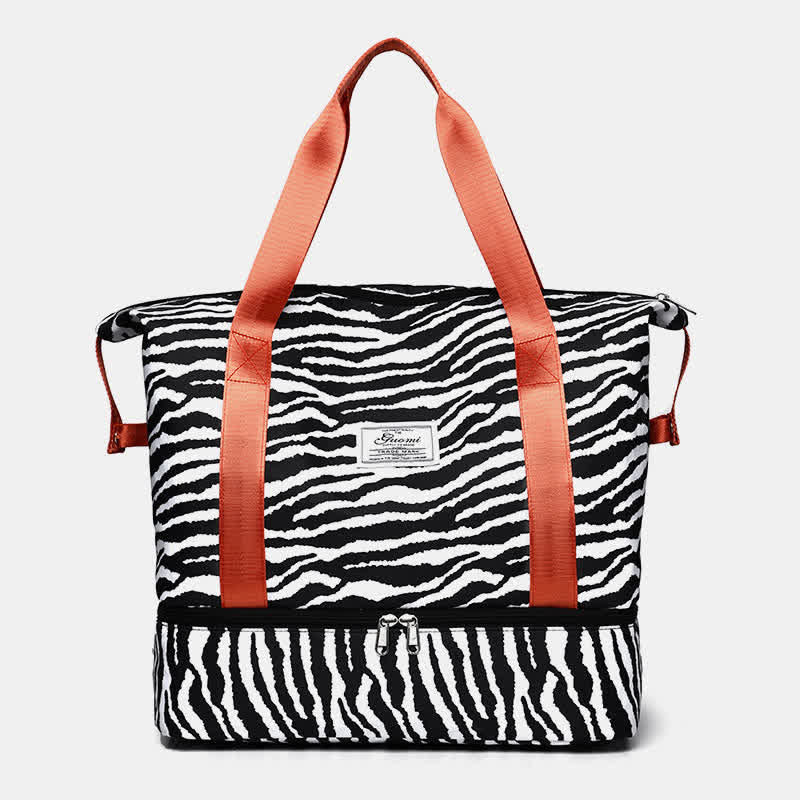 Reisetasche für Damen, Sport-Handtasche mit Nassfach, Schuhfach
