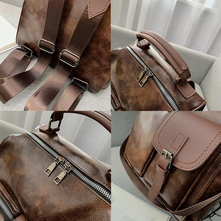 3-Wege-Verwendung Großer Rucksack im britischen Vintage-Stil