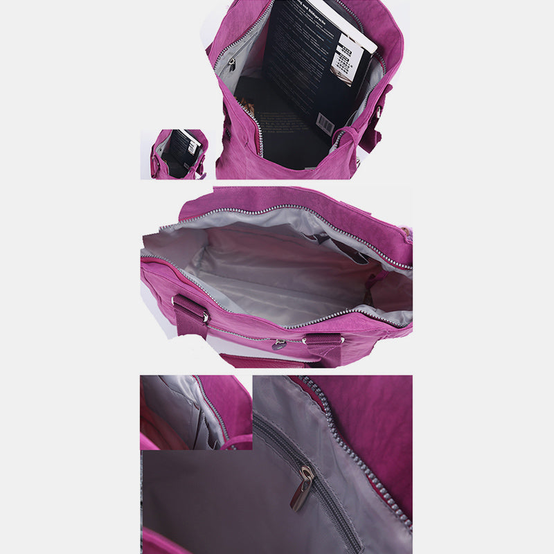 Nylon-Tragetasche für Damen, wasserdicht, groß, gesteppt, Schultertasche, Handtasche