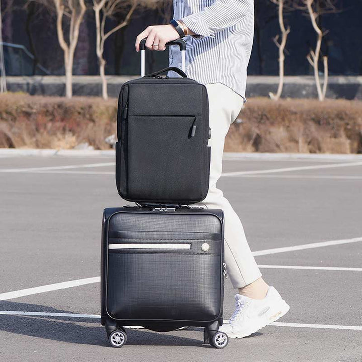 Multifunktionaler, robuster, atmungsaktiver Reise-Laptop-Rucksack mit großer Kapazität und USB-Ladeanschluss