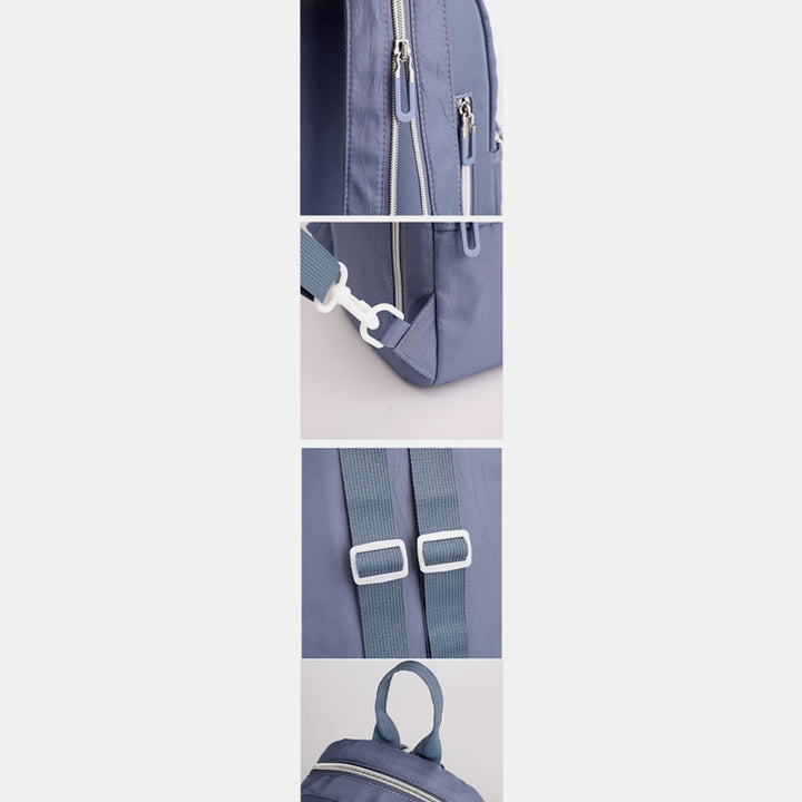 3-Wege-Verwendung Funktioneller Sling Bag-Rucksack für Frauen Leichter wasserdichter