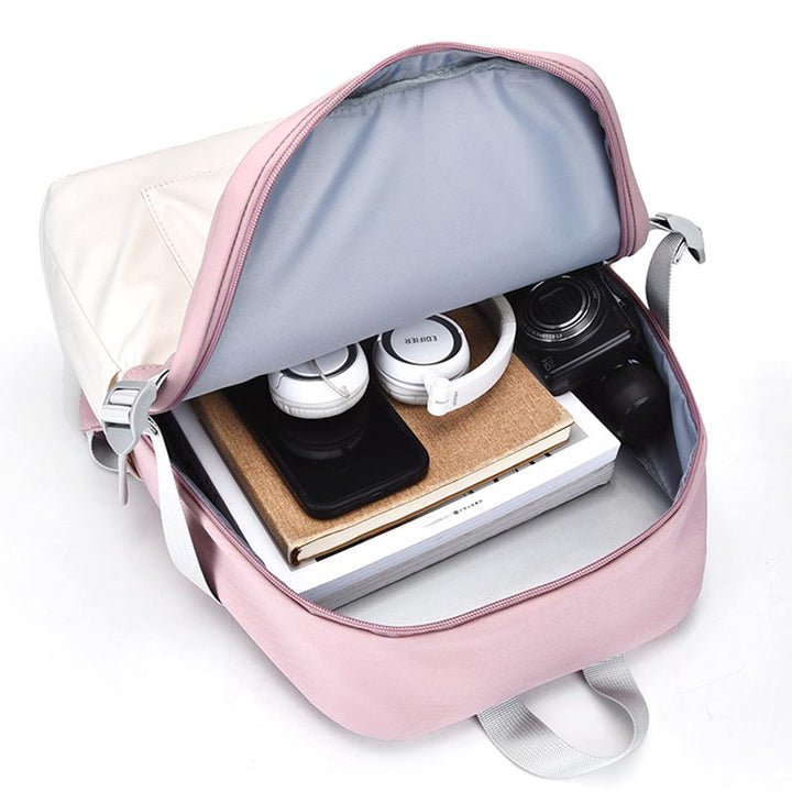 Leichter Schulrucksack, lässiger Tagesrucksack, College-Laptop-Rucksack für Damen