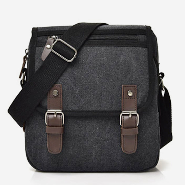 Umhängetasche für Herren, Retro-Canvas-Business-Umhängetasche