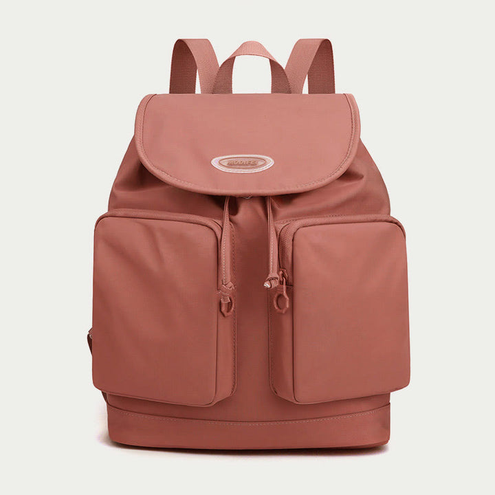 Rucksack für Frauen Einfacher Kordelzugverschluss Wasserdichte Reisetasche aus Nylon