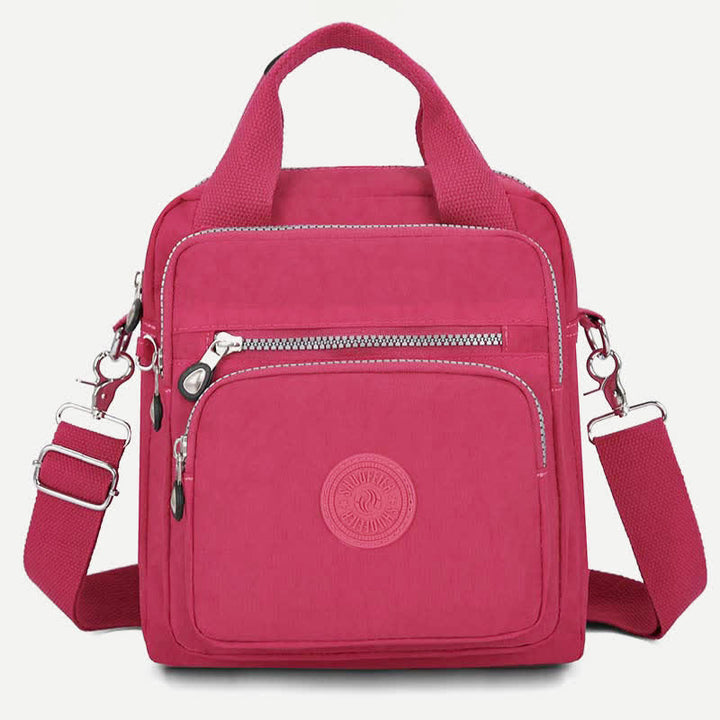 Leichte Umhängetasche aus Nylon für Damen, Handtasche mit mehreren Taschen, Schultertaschen