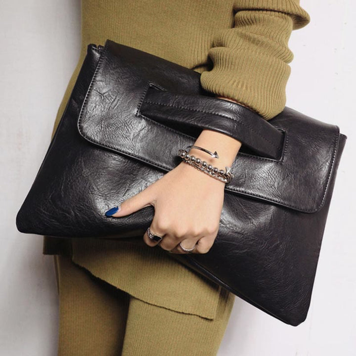 Umhängetasche aus veganem Leder für Damen, modische Handtasche mit Umhängegurt