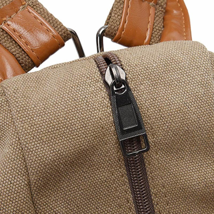Multifunktionaler Damen-Rucksack mit Quastendekor, tragendem Canvas, Reise-Tagesrucksack